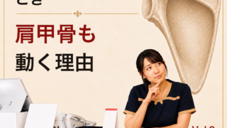腕を上げるとき肩甲骨も動く理由。こりすっきり専門ブログVol.3